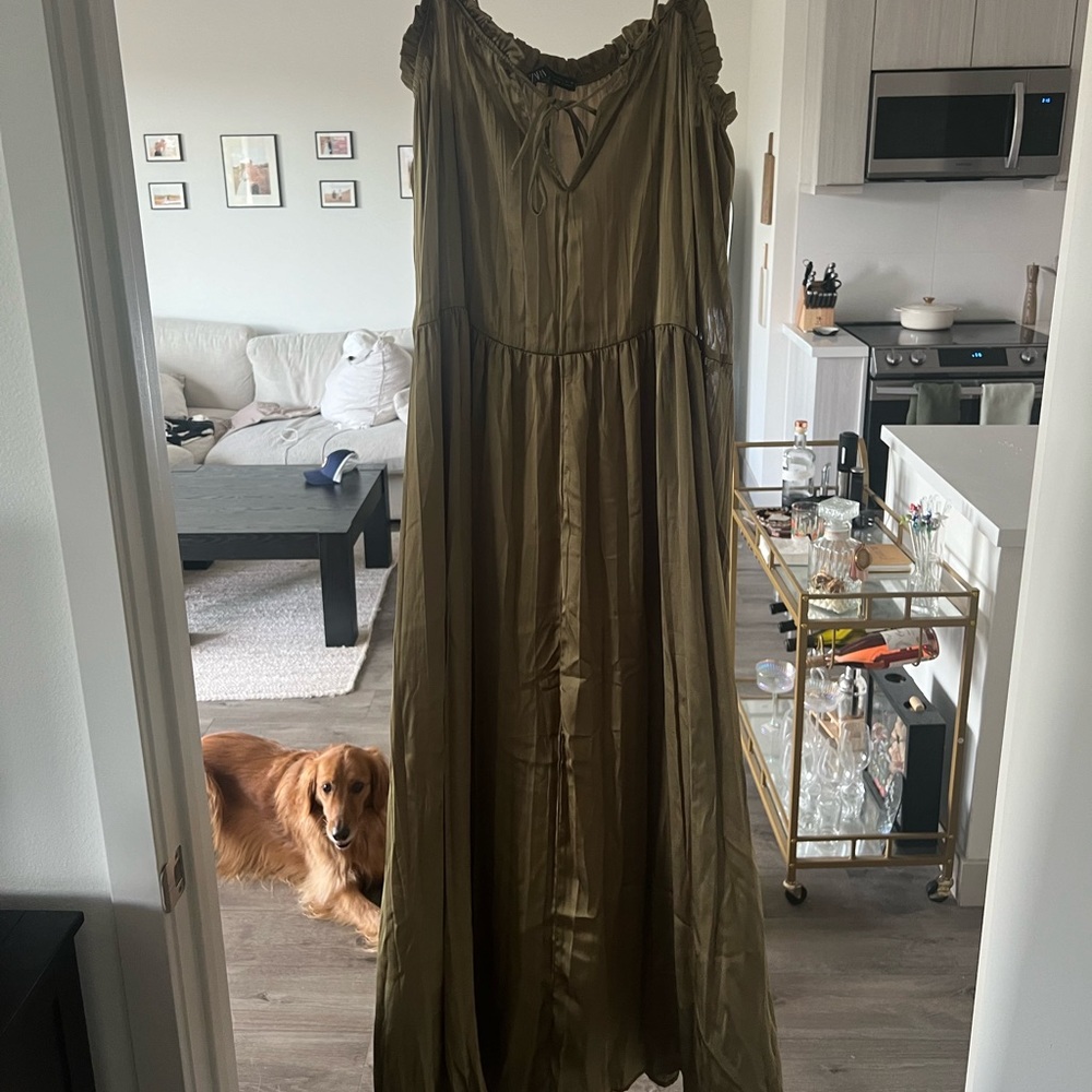 Zara Satin Effect Dress